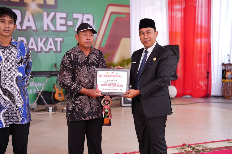 Ketua DPRD Siak Hadiri Upacara Peringatan HUT Bhayangkara ke-79, Berharap Sinergitas Meningkat