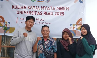 Dari Kukerta Mahasiswa UNRI di Kelurahan Palas: Potensi Pertanian Kurang Memadai