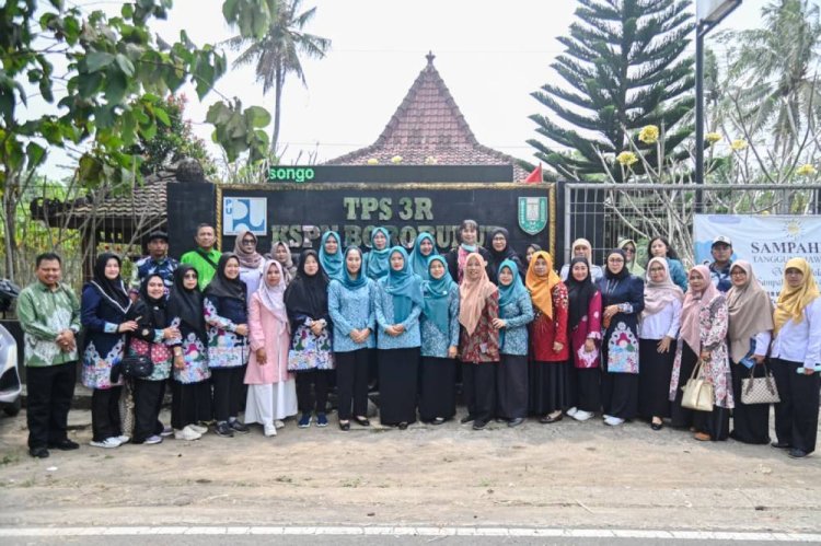 Kunjungi TP PKK Kabupaten Magelang, Tim Penggerak PKK Kota Dumai Studi Tiru Program Desa Gemar Mengolah Sampah