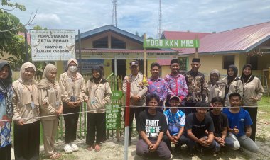 Mahasiswa KKN-MAs Kelompok 100 UMRI Dorong Masyarakat Desa Rawang Kao Barat Galakkan TOGA