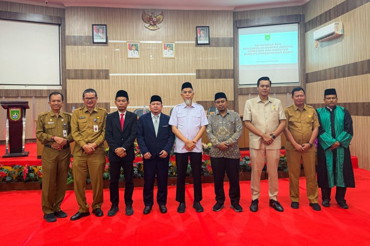 Wali Kota Paisal Lantik Dede Mirza Sebagai Komisaris dan Andika Fithrian Jadi Direktur PT Pembangunan Dumai