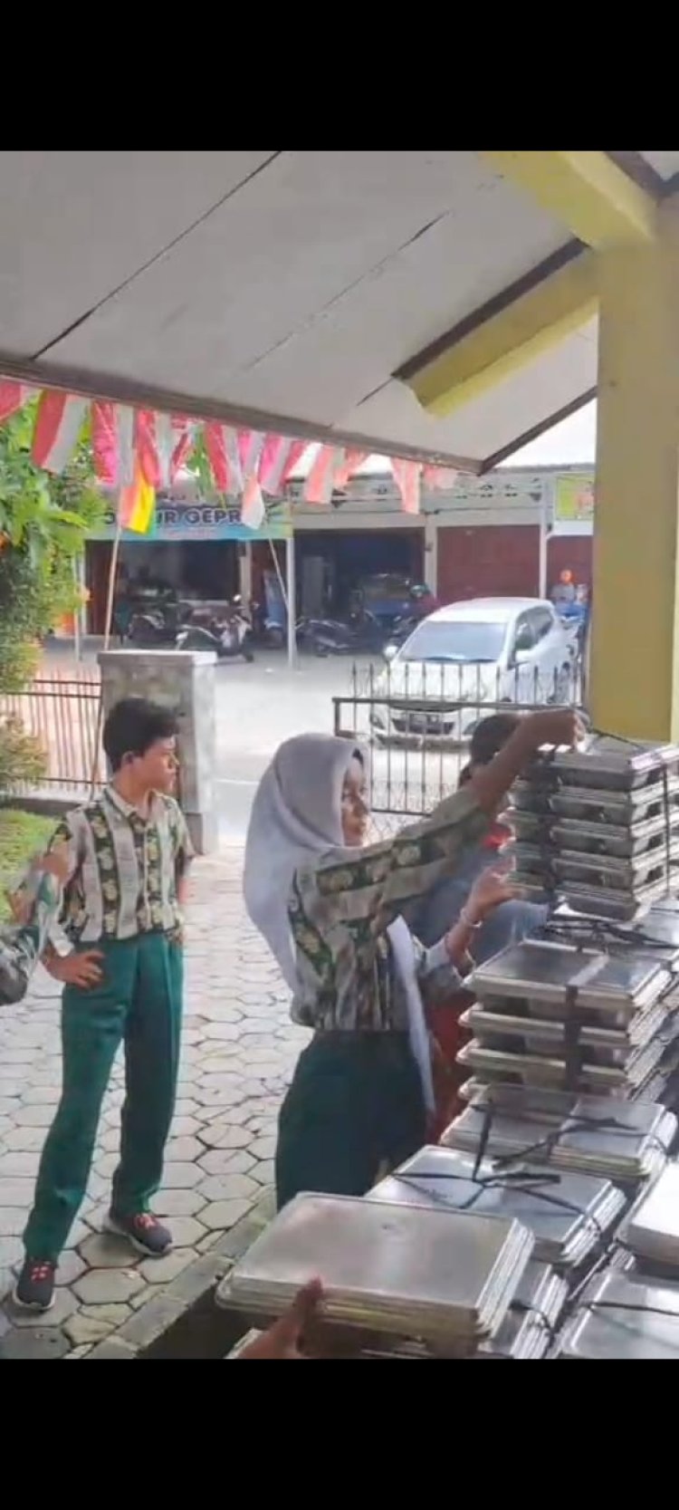 Program MBG Mulai Berjalan di SMPN 11 Pekanbaru