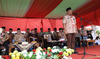 Jadi Irup Hari Jadi Pramuka ke-64, Bupati Rohul Anton Akui Pramuka Punya  Peran Strategis Majukan Daerah