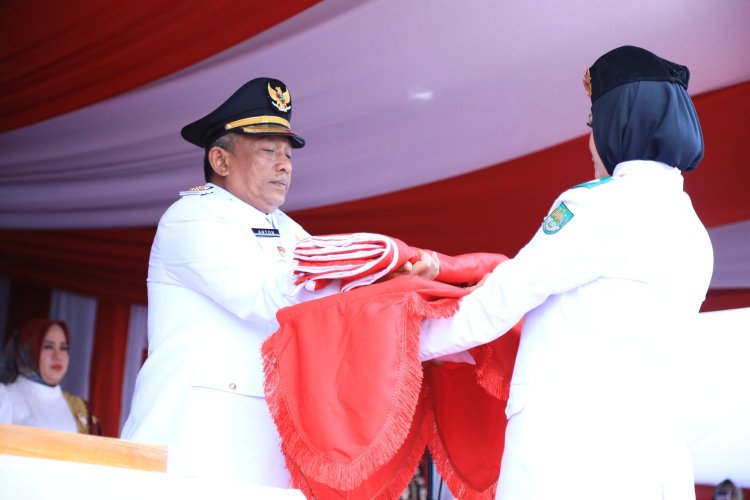 Upacara Peringatan HUT RI ke-80 Tingkat Kabupaten Rokan Hulu