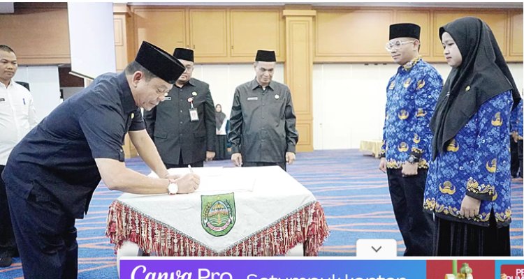 Wabup Rohul Lantik 428 PPPK Tahap I: Junjung Integritas dan Profesionalisme