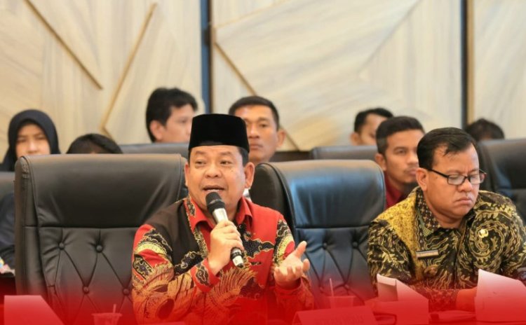 Ikuti Rakor Perencanaan Pembangunan Bersama Gubri, Wabup Rohul Syafaruddin Poti Usulkan Peningkatan Infrastruktur Jalan