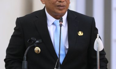 Paripurna DPRD Rohul Sertijab Bupati dan Wakil Bupati  Rohul, Ini Pidato Resmi Pertama Bupati Anton
