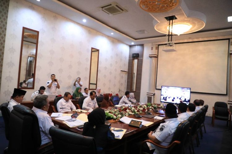 Bupati Rohul Anton dan Wabup Ikuti Peluncuran Indikator IPKD Secara Virtual, Siap Berantas Korupsi