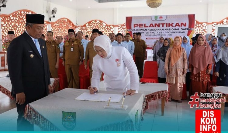 dr Yeni Dwi Putri Anton Dilantik Ketua Dekranasda Riau Sebagai Ketua Dekranasda Rohul
