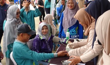 Puncak HKN 2025, Bupati Inhil Herman Ajak Gencarkan Pencegahan Agar Kesehatan Lebih Terjaga