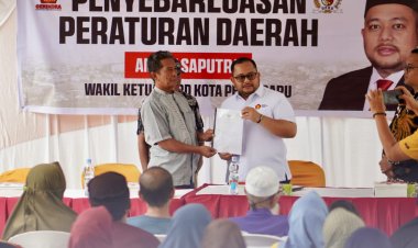 Sosialisasikan Perda Sampah dan Ketertiban Umum di Limbungan Baru, Wakil Ketua DPRD Pekanbaru Andry Saputra: Kita Ingin Masyarakat Memahaminya