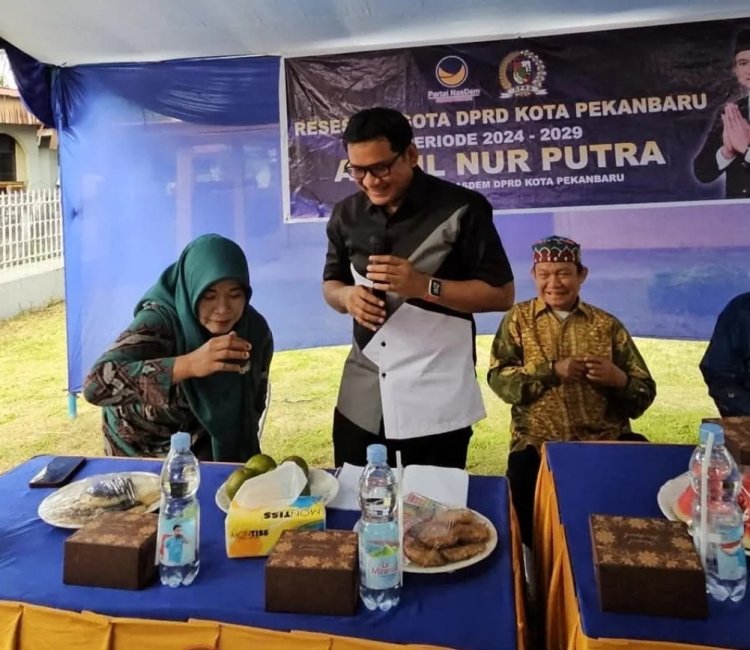Reses di Kelurahan Kampung Baru, Aidil Nur Putra Serap Aspirasi Warga Soal Drainase Tersumbat Karena Tertutup Ruko