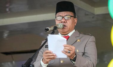 Bupati Kuansing Pimpin Upacara HAB ke-80 Kemenag, Serukan Jaga Harmonisasi Umat 