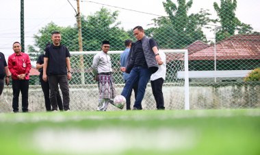 Pemko Pekanbaru Akan Bangun Lapangan Mini Soccer Gratis di Setiap Kecamatan Tahun Ini