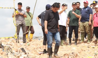 Tinjau Persiapan Pengelolaan Sampah Jadi Energi Listrik, Wako Pekanbaru Kunjungi TPA Sampah di Muara Fajar