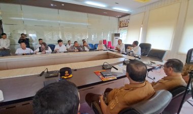 Bupati Pelalawan Bahas Penanganan Banjir Sungai Kampar Bersama BWS Sumatera III, Normalisasi Sungai