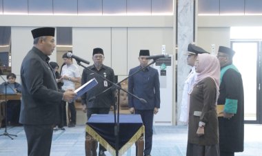 25 Pejabat Eselon III Dan IV Dilantik, Berikut Nama - Namanya