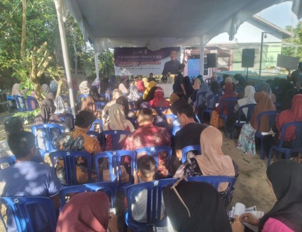 Serap Aspirasi, HM Sumardany Reses di Kecamatan Rumbai Timur