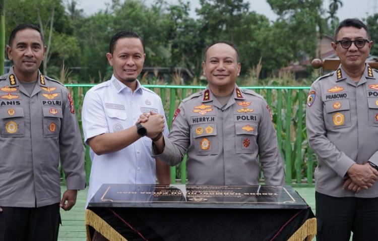 Wako Pekanbaru Agung Nugroho Apresiasi Program Tabung Harmoni Hijau Polda Riau, Manfaatkan Lahan Jadi Kawasan Produktif dan Edukatif