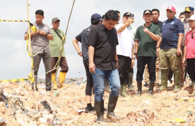 Tinjau Persiapan Pengelolaan Sampah Jadi Energi Listrik, Wako Pekanbaru Kunjungi TPA Sampah di Muara Fajar
