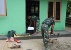 Satgas TMMD ke-127 Kodim 0301/Pekanbaru Kebut Tahap Finishing Rumah Sarianis, Progres 89 Persen