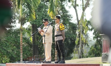 Bupati dan Kapolres Kuansing Pimpin Apel Siaga Operasi Ketupat Lancang Kuning 2026, Wujudkan Mudik Aman dan Bahagia