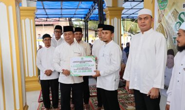 Laksanakan Safari Ramadan di Desa Sontang, Wabup Rohul Jemput Aspirasi