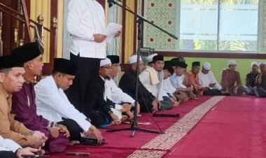 Wabup Syafaruddin Poti Salurkan Bantuan di Suka Maju Tambusai