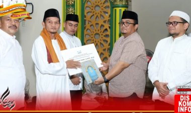 Sekda Rohul M Zaki Safari Ramadan di Masjid At-Taqwa Bukit Intan Makmur