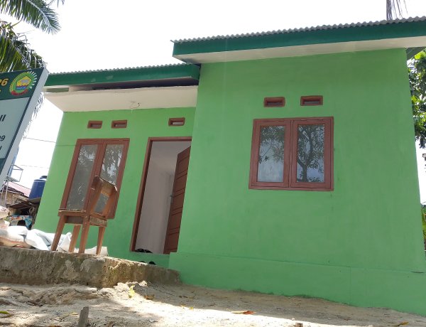 Satgas TMMD ke-127 Kodim 0301/Pekanbaru Hampir Rampung Bangun Rumah Yudarfis di Kelurahan Sialang Sakti