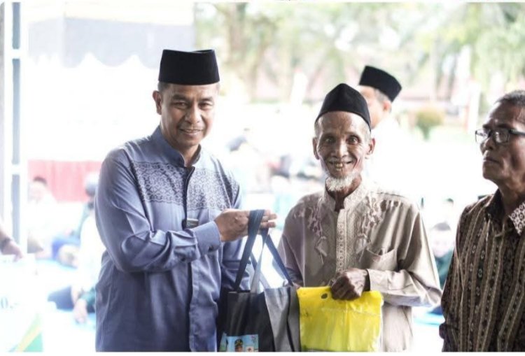 Safari Ramadan di Desa Karya Bhakti, Bupati Kampar Janjikan Program Tepat Sasaran