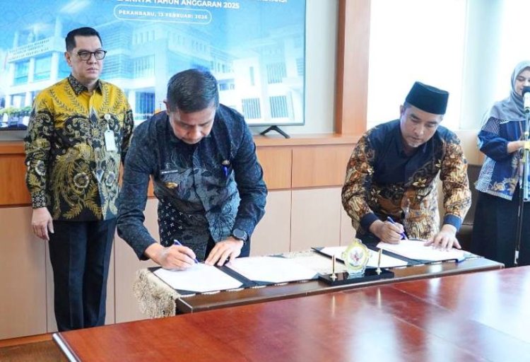 LHP Kepatuhan Belanja 2025 Pemkab Kampar Diserahkan,  Bupati Kampar Janji Tindak Lanjuti Rekomendasi BPK Riau