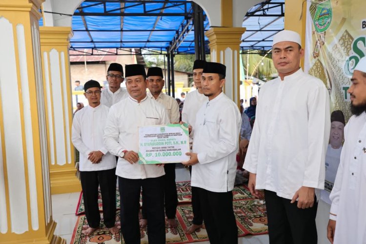 Laksanakan Safari Ramadan di Desa Sontang, Wabup Rohul Jemput Aspirasi