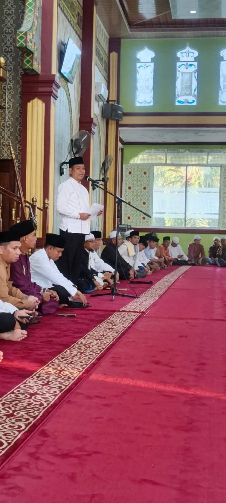 Wabup Syafaruddin Poti Salurkan Bantuan di Suka Maju Tambusai