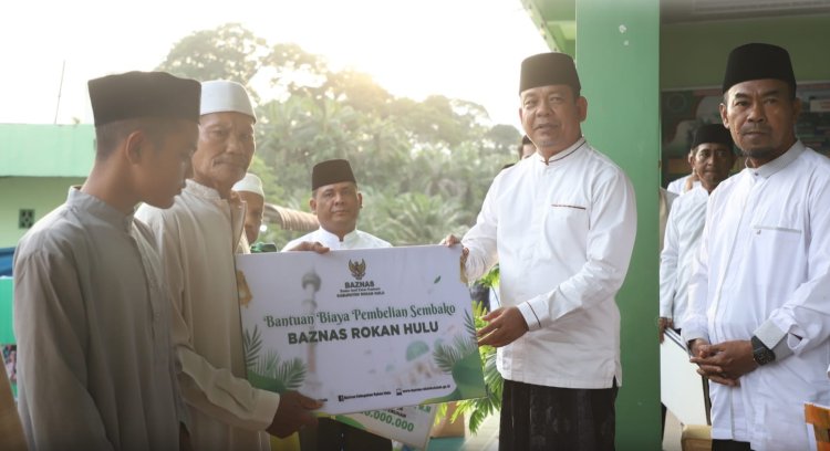 Safari Ramadan di Kepenuhan, Wabup Syafaruddin Poti Ajak Perkuat Silaturahmi