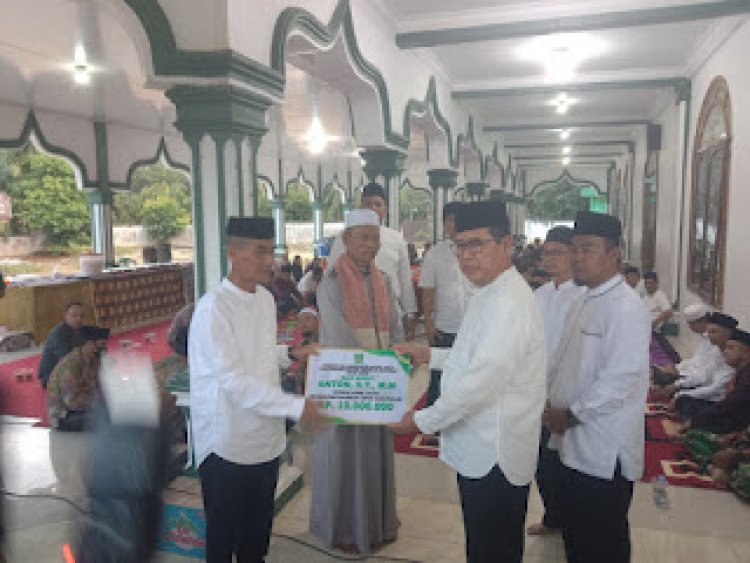 Safari Ramadan Pemkab Rohul di Masjid Al-Falah Desa Kembang Damai Meriah dan Penuh Kebersamaan