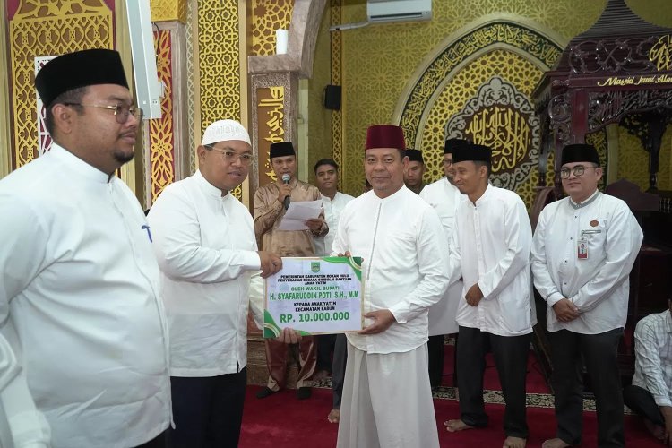 Wabup Rohul Safari di Kabun, Perkuat Silaturahmi dan Salurkan Bantuan