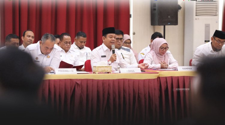 Ikuti High Level Meeting TPID, Wabup Syafaruddin Poti Usul Pembentukan Pusat Komoditas Pangan Riau dalam