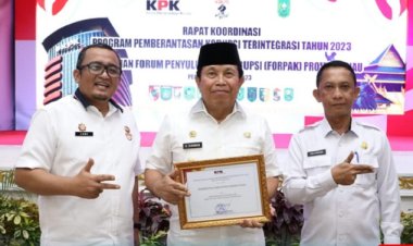 Survey Integritas KPK Rokan Hulu 2024 Naik Tingkat, Tiga Besar Terbaik  di Riau