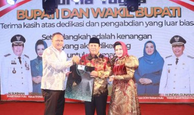 Haru Biru di Pelepasan Purna Tugas Sukiman Sebagai Bupati Rohul