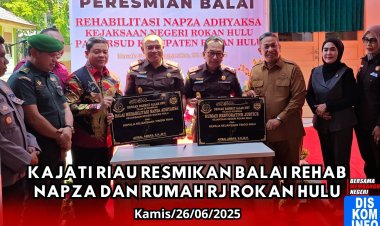 Bupati Rohul Anton Sambut Kunker Kajati Riau