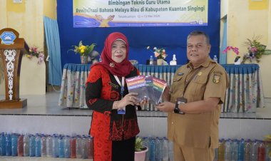 Balai Bahasa Riau Hidupkan Bahasa Melayu di Kuansing, Gelar Bimtek untuk Guru SD dan SMP dengan Pendekatan Sastra