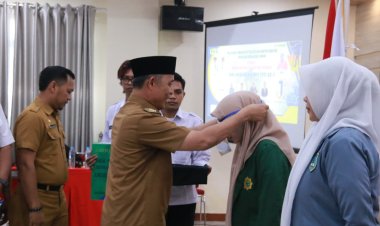 Bupati Inhil Buka Pelatihan Jurnalistik Televisi dan Konten Kreator FJTI