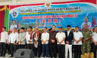 Hadiri Pelantikan IKBR, Anggota DPRD Kampar Hendri Domo Tekankan Pentingnya Kolaborasi Suku untuk Pembangunan Daerah