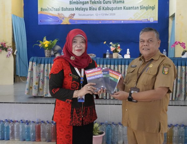 Balai Bahasa Riau Hidupkan Bahasa Melayu di Kuansing, Gelar Bimtek untuk Guru SD dan SMP dengan Pendekatan Sastra
