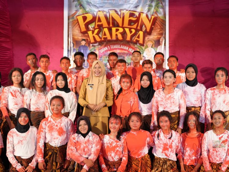Wabup Inhil Hadiri Panen Karya Kokurikuler: Intelektual harus Didukung Kreatifitas 