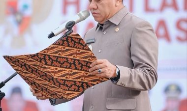 Upacara Harlah Pancasila di Kuansing, Bupati Ingatkan Kebijakan Publik Harus Berlandaskan Keadilan