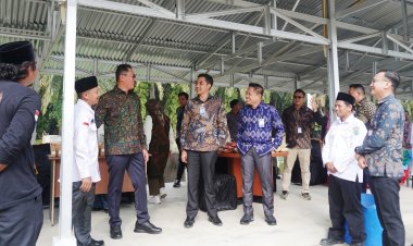 SEVP BRI dan Group Head BRILink Perkuat Pembinaan dan Monitoring Program Desa BRIlian, Kunjungi Desa Empang Baru Siak