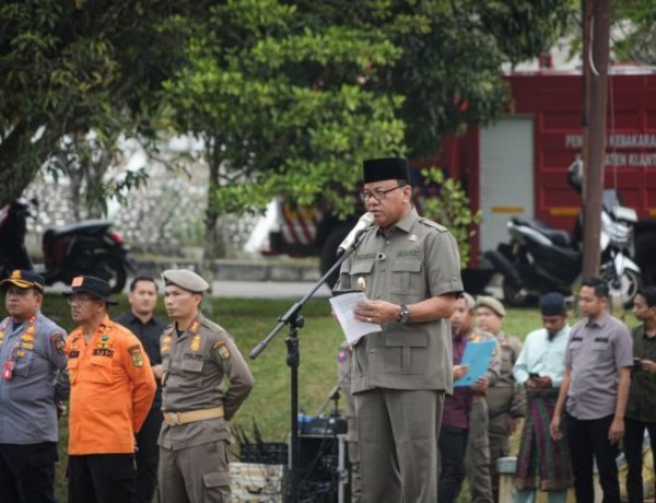 Bupati Kuansing Pimpin Apel Gabungan, Persiapan MTQ Provinsi Riau ke-44 dan Festival Pacu Jalur