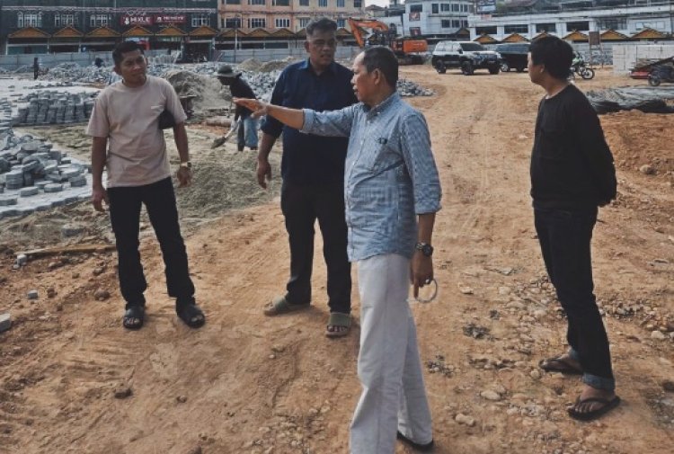 Jelang MTQ ke-44 Riau, Pemkab Kuansing Pastikan Astaka Tepian Narosa Rampung Tepat Waktu